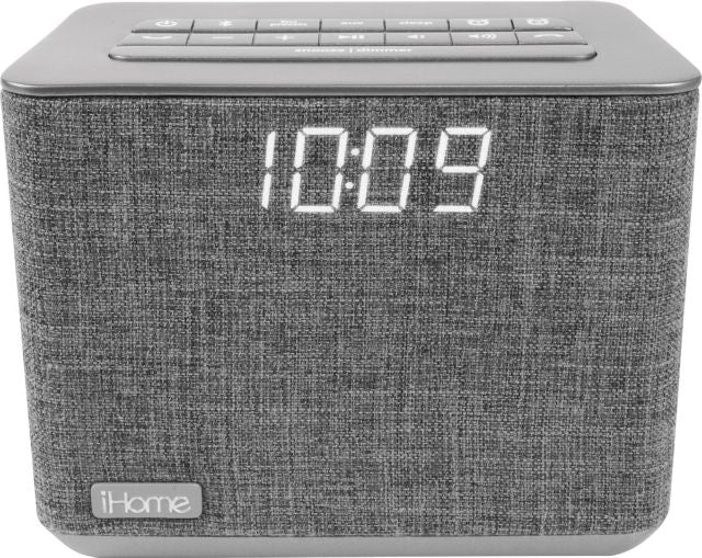 iHome Bluetooth Clock Radio with USB - ONLINE ONLY