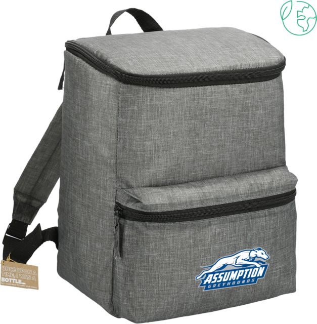 Assumption Excursion Recycled 20 Can Backpack Cooler Assumption University Greyhound Logo - ONLINE ONLY