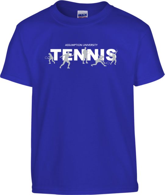 Assumption Youth T Shirt Assumption University Tennis Graphic - ONLINE ONLY