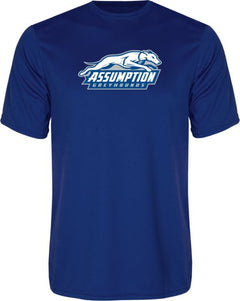 Assumption Performance Tee Assumption University Greyhound Logo - ONLINE ONLY