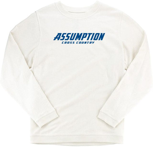 Assumption Boxercraft Womens Corded Crew Assumption University Cross Country - ONLINE ONLY