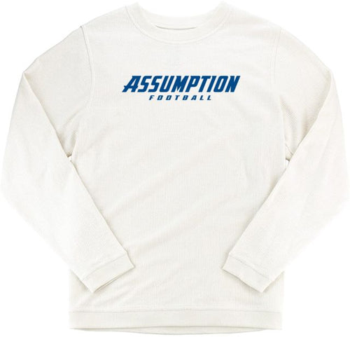 Assumption Boxercraft Womens Corded Crew Assumption University Football - ONLINE ONLY