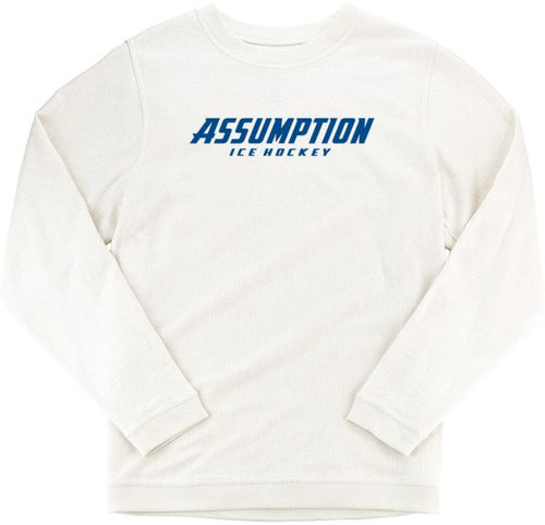 Assumption Boxercraft Womens Corded Crew Assumption University Ice Hockey - ONLINE ONLY
