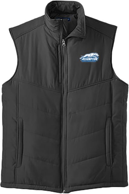 Assumption Puffer Vest Assumption University Greyhound Logo - ONLINE ONLY
