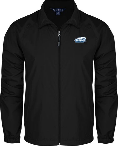 Assumption Full Zip Wind Jacket Assumption University Greyhound Logo - ONLINE ONLY
