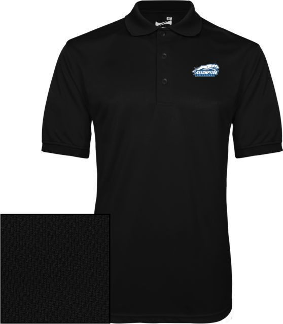 Assumption Dry Mesh Polo Assumption University Greyhound Logo - ONLINE ONLY