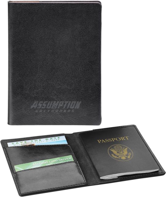 Assumption Fabrizio Padfolio Assumption University Greyhound Wordmark Engraved - ONLINE ONLY