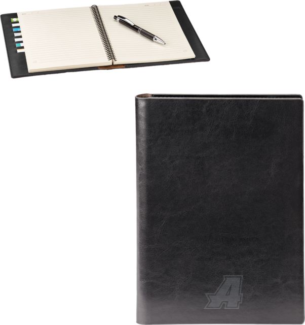 Assumption Fabrizio Hard Cover Journal Assumption University Greyhound Wordmark Engraved - ONLINE ONLY