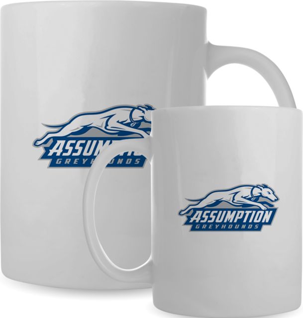 Assumption Full Color Mug 15oz Assumption University Greyhound Logo - ONLINE ONLY