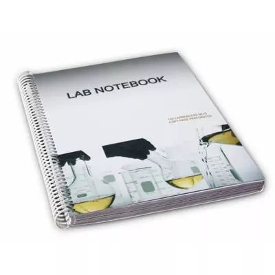 Lab Notebook Spiral Bound 100 Pages (Copy Page Perforated)