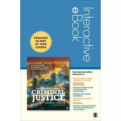 Introduction to Criminal Justice Interactive eBook : A Balanced Approach